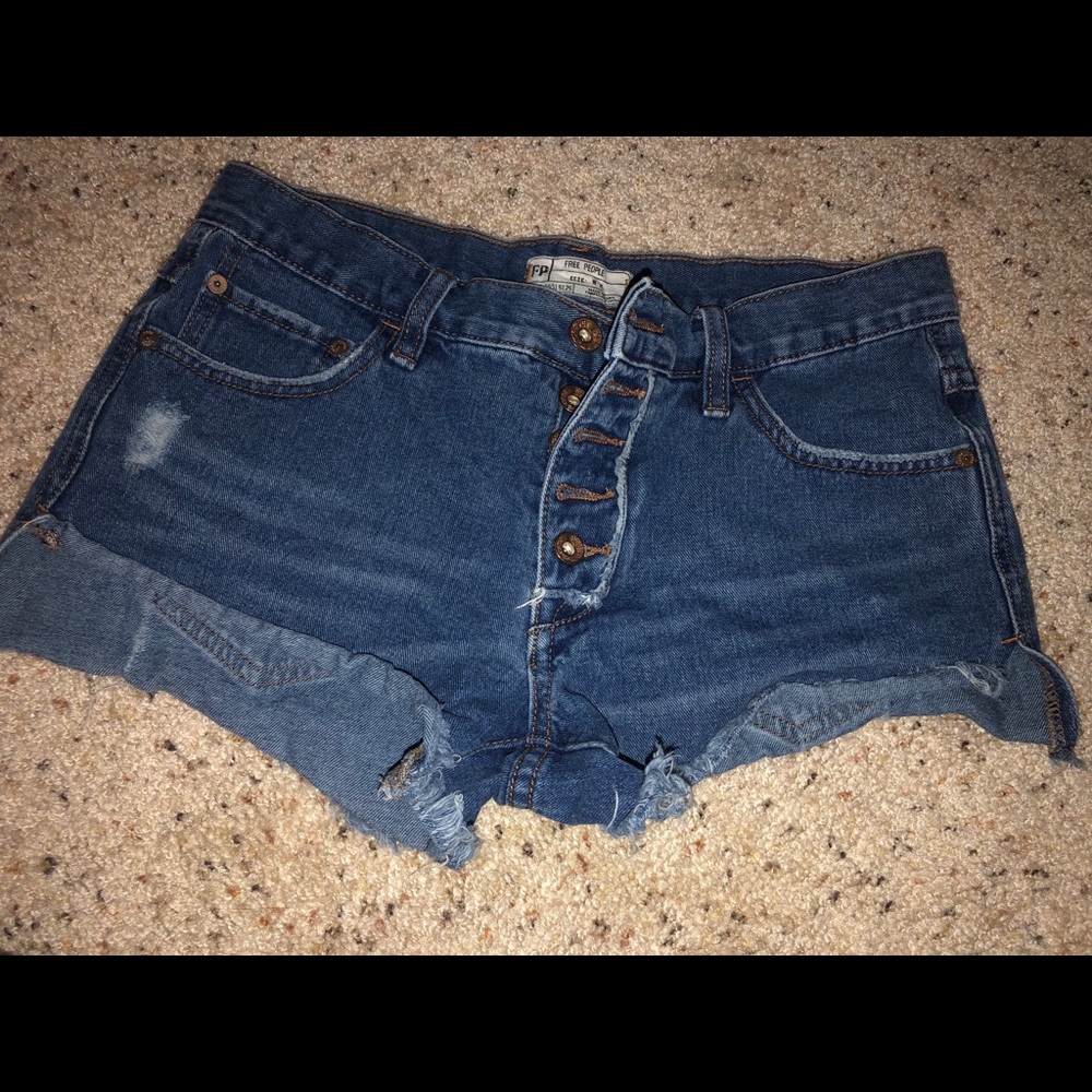 Free people Jean shorts